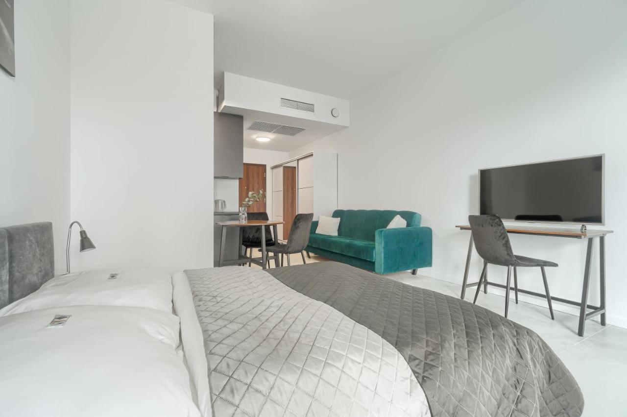 Apartament Hanza Tower III - Unique Apartments ชเตชชิน ภายนอก รูปภาพ