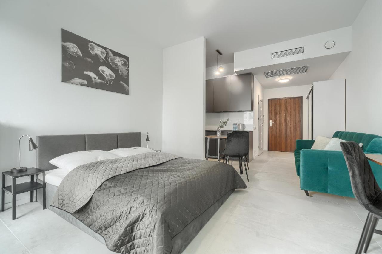 Apartament Hanza Tower III - Unique Apartments ชเตชชิน ภายนอก รูปภาพ